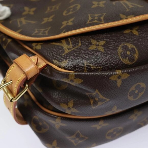 LOUIS VUITTON Monogram Saumur 30 Shoulder Bag M42256 LV Auth 80965A - Picture 4 of 16